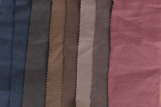 Swatches of different colors.